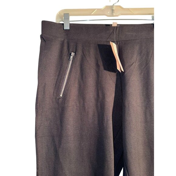 Philosophy Womens Black Ponte Leggings 2X With Zipper Pockets - Picture 5 of 9